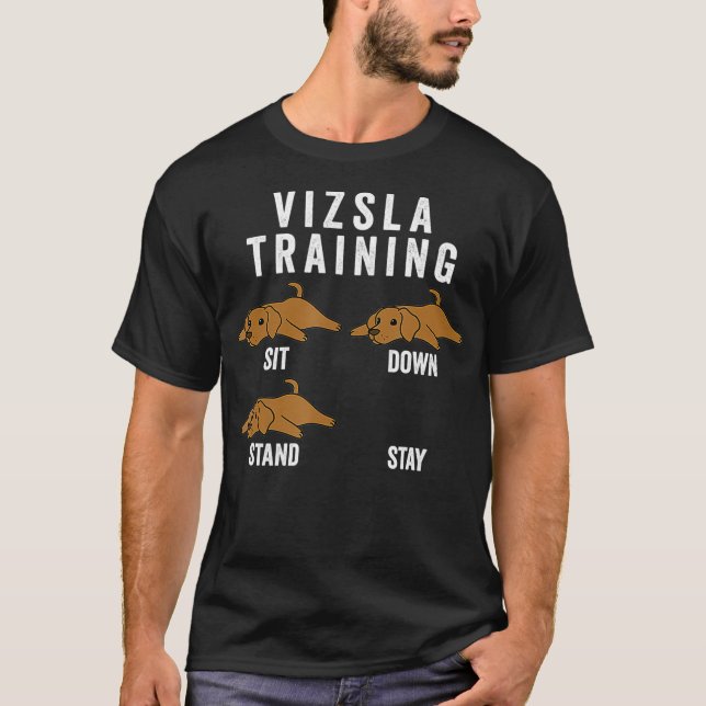 Camiseta Vizsla Training Dog (Frente)