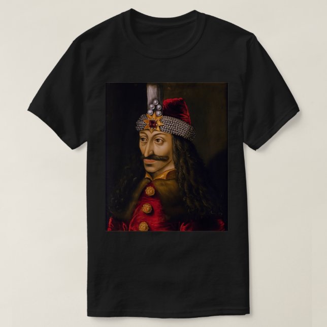 Camiseta Vlad O Impaler Vlad Tepes Romênia (Frente do Design)