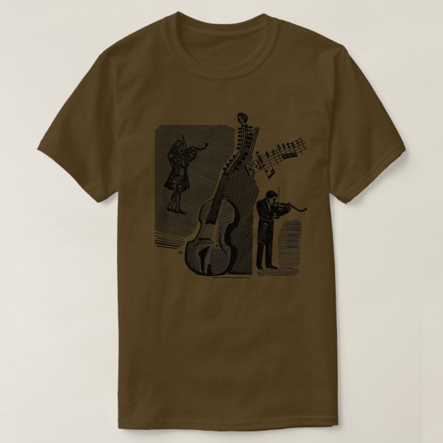 Camiseta Vladimir Favorsky Era Woodcut (Frente do Design)