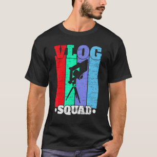 Camiseta Vlog Squad Social Media Content Creator 1