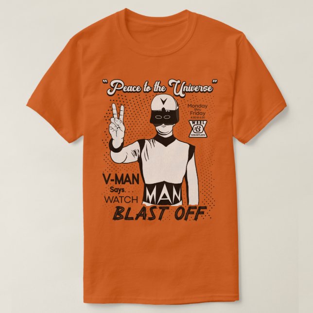 Camiseta VMAN Horror SciFi Columbus Georgia (Frente do Design)