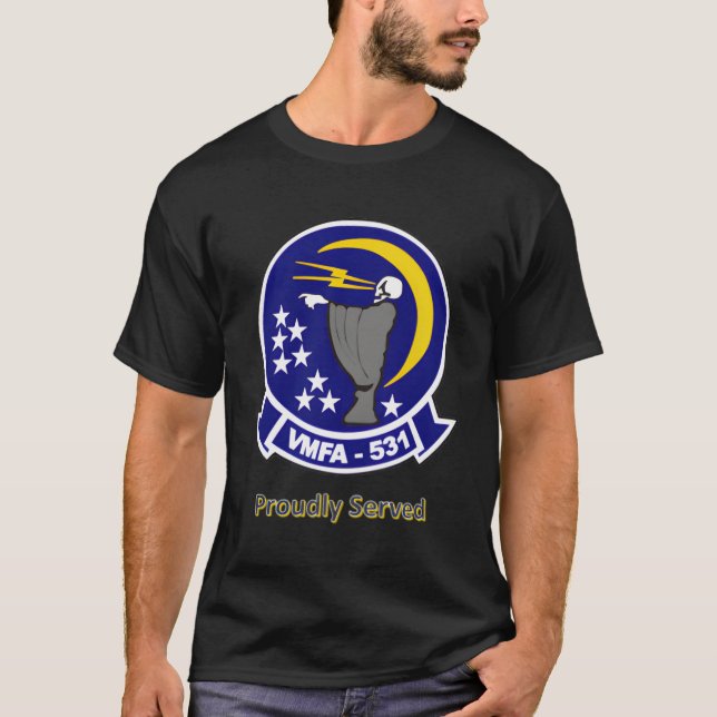 Camiseta Vmfa-531 Preto (Frente)