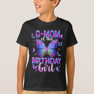 Camiseta Vó da aniversariante família borboleta