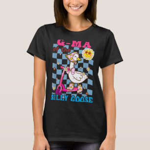 Camiseta Vó do Ganso Bobo Primeiro Aniversário Família Conj