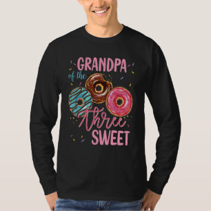 Camiseta Vô do Três Doce 3º Donut Aniversário Festa Th
