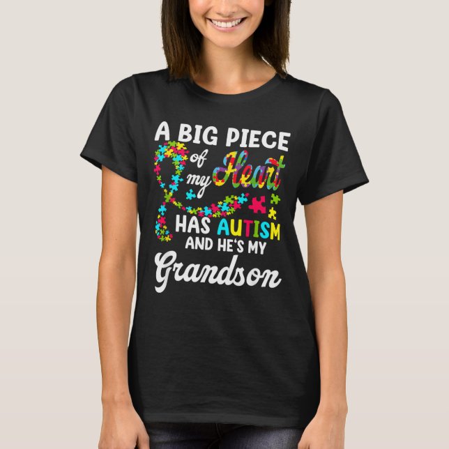 Camiseta Vô _ Vó Autista Neto Au (Frente)