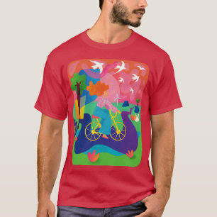 Camiseta voa de bicicleta
