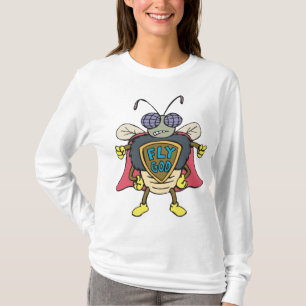 Camiseta Voa Deus Super-Herói Voa Personagem Inseto