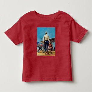 Camiseta Voando Cowboy por Mead Schaeffer