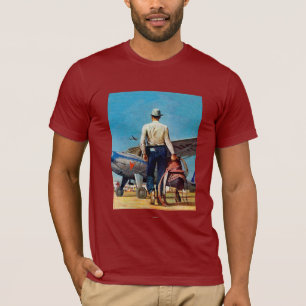 Camiseta Voando Cowboy por Mead Schaeffer