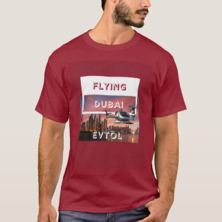 Camiseta Voando Dubai EVTOL para Air Taxi AAM UAM