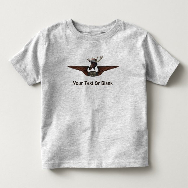 Camiseta Voando Moose Bush Piloto Wings (Frente)