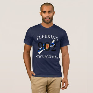 Camiseta Voando Nova Escócia Halifax Dartmouth 902 T-Shir