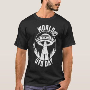 Camiseta Voando Saucer Mundo Ufo Alienígena Costume