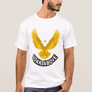 Camiseta Voar Acima de Toda a Arte Majestosa de Águia