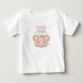 Camiseta Voar Alto – Alegria Borboleta Pastel