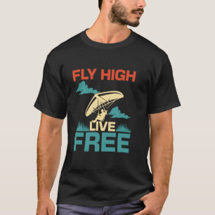 Camiseta Voar Alto Viver Livre Asa Delta