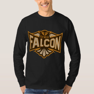 Camiseta Voar Como Falcão Sepia