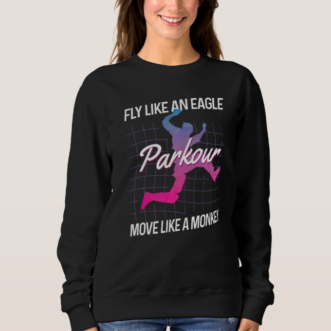 Camiseta Voar Como Uma Águia Se Mover Como Um Macaco Freeru (Frente)