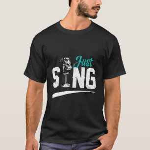 Camiseta Vocais Cantores Música Vocalista Microfone Musical