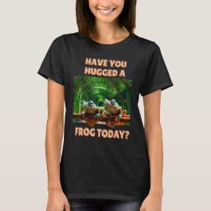 Camiseta Você abraçou o sapo da árvore de dedos laranjas, s