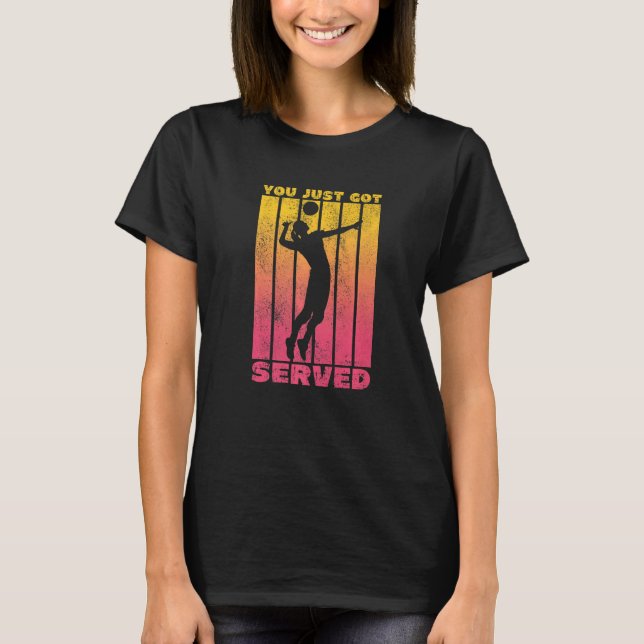 Camiseta Você Acaba de Sacar Citação de Volei (Frente)