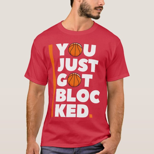 Camiseta Você acabou de ser bloqueado presente para amantes (Frente)