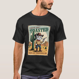 Camiseta Você Acabou de Torrar seu Último Gato de Marshmall