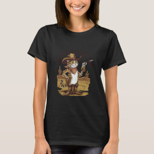 Camiseta Você Acabou de Yee seu Último Haw Bandido Gato Hom