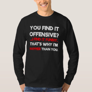 Camiseta Você Acha Que É Ofensivo Eu Acho Que É Humorístico