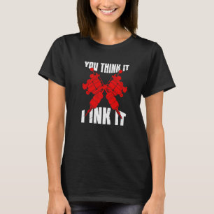 Camiseta Você acha que eu pinto Design para um artista de t