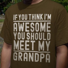 Camiseta Você acha que eu sou incrível você deveria conhece