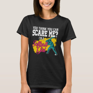 Camiseta você acha que pode me assustar eu sou uma garota d