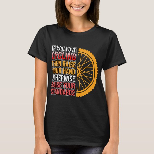 Camiseta Você Adora Ciclismo De Bicicleta (Frente)