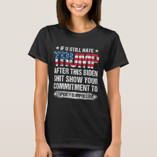 Camiseta Você Ainda Odeia Trump Depois Dessa Bandeira Ameri