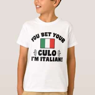 Camiseta Você aposta seu Culo que eu sou italiano