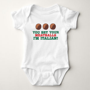 Camiseta Você aposta seus Meatballs que eu sou italiano