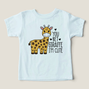 Camiseta Você Aposta Sua Girafa Que Eu Sou Fofo