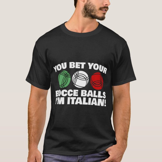Camiseta Você Apostou Que Eu Sou Italiano (Frente)