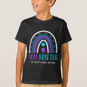 Camiseta Você Arco-íris Prevenção ao Suicídio Saúde Mental