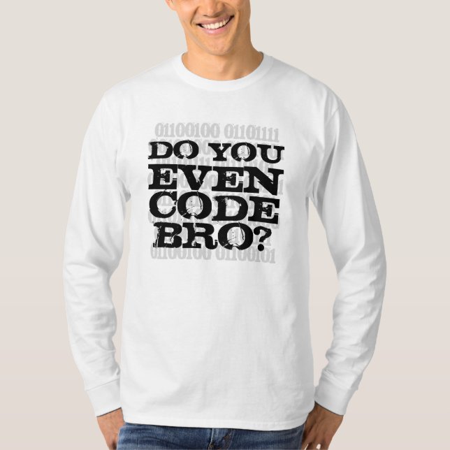 Camiseta Você Até Codifica Mano (Frente)