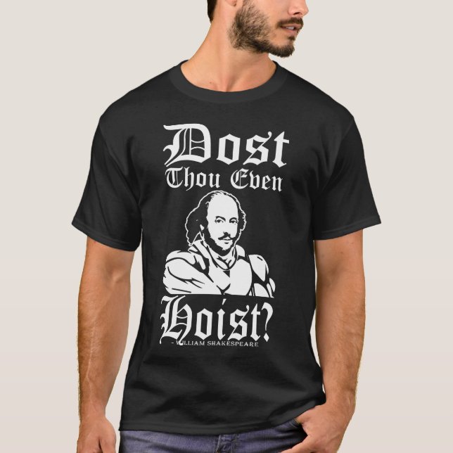Camiseta Você Até Grita? - William Shakespeare (Frente)