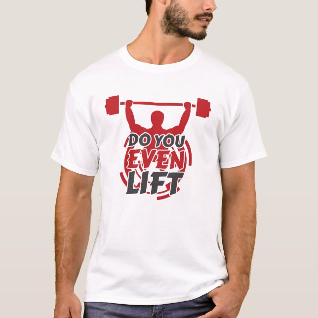 Camiseta Você até levanta (Frente)