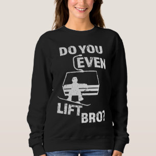 Camiseta Você até levanta, mano? Snowboard masculino