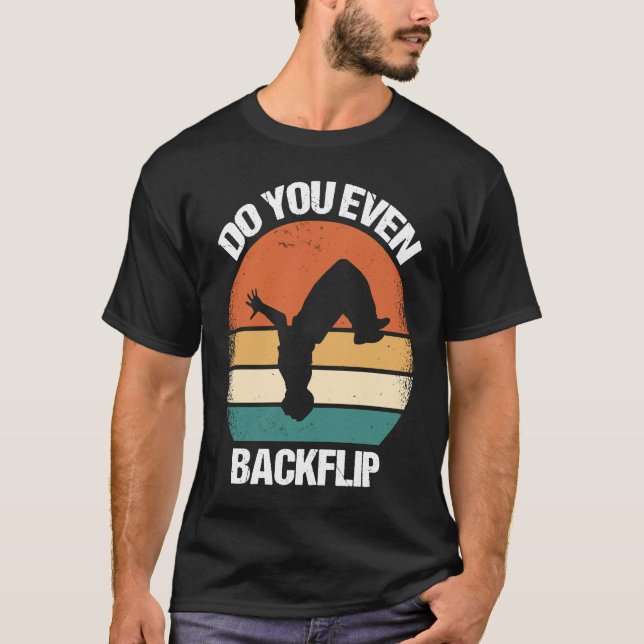 Camiseta Você até mesmo inverte Parkour 1 (Frente)