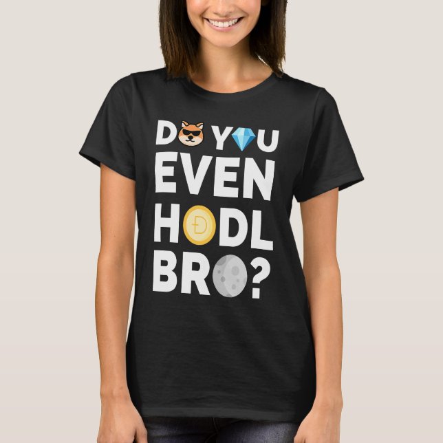 Camiseta Você Até Tem Criptomoeda De Dogecoina (Frente)