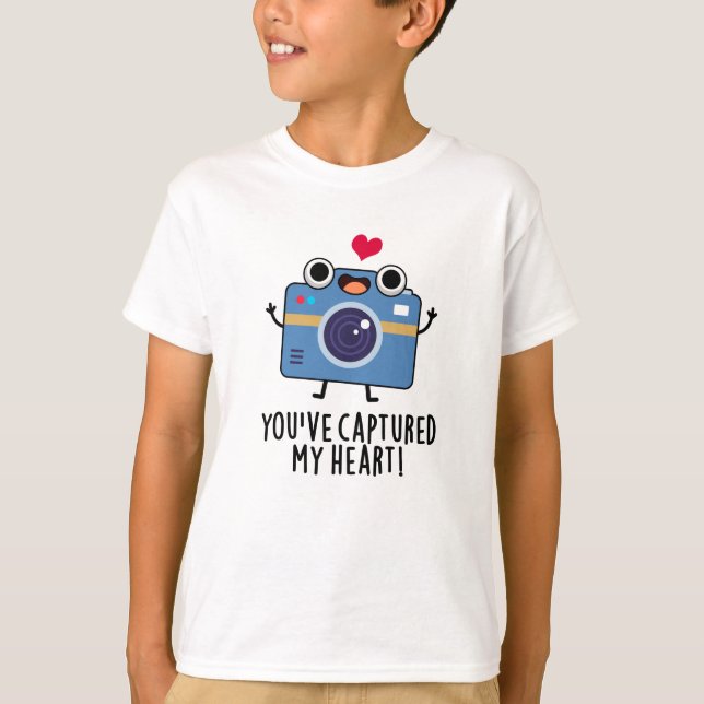 Camiseta Você capturou minha câmera engraçada (Frente)