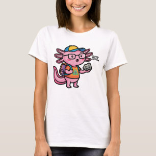 Camiseta Você certamente axolotl perguntas Meme Sarcástico 