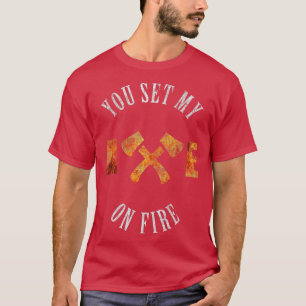 Camiseta Você Coloca Meu Ax No Fogo Ax Jogando Design Cla D