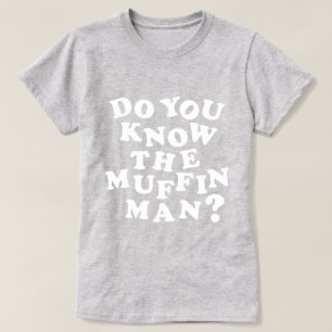 Camiseta Você conhece o homem de muffin?